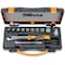 Beta 10-Piece Set of 3/8 in Drive Hex Sockets, Metric 6-19mm, Extension Bar & Reversible Ratchet 009100909 - alternate 1